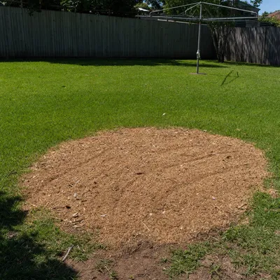 Chips and mulch on site, Albury-Wodonga